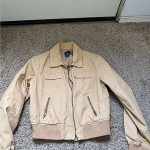 Wild Fable Tan Bomber Jacket